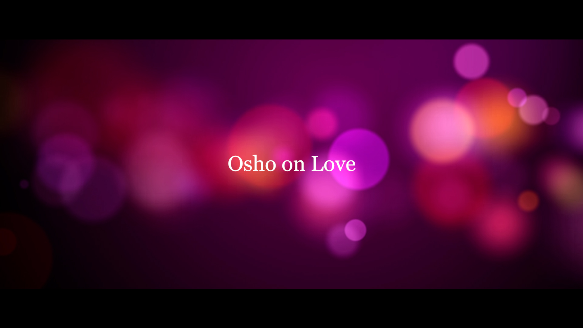 Osho on Love