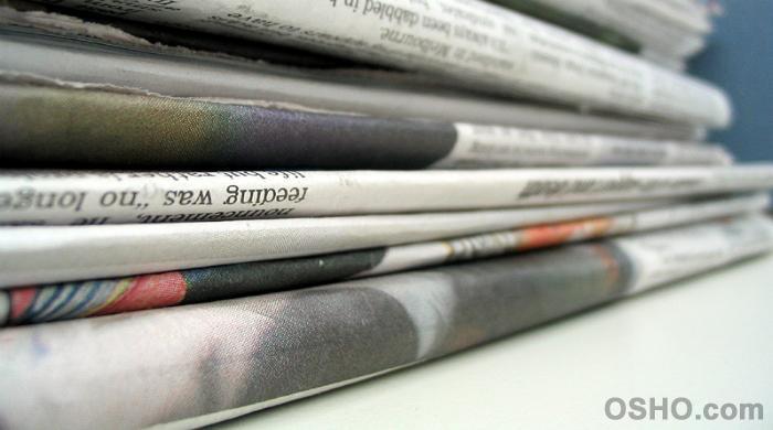 By the media
